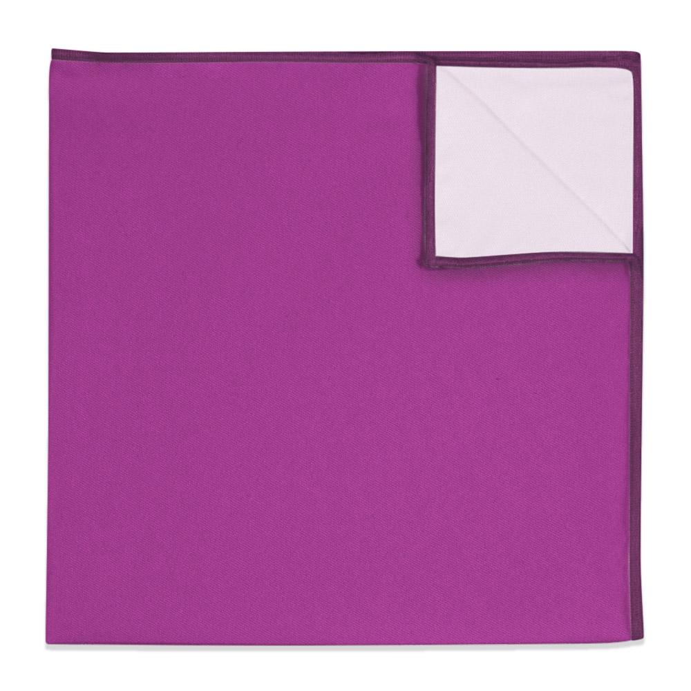 Solid KT Iris Pocket Square - 12" Square -  - Knotty Tie Co.