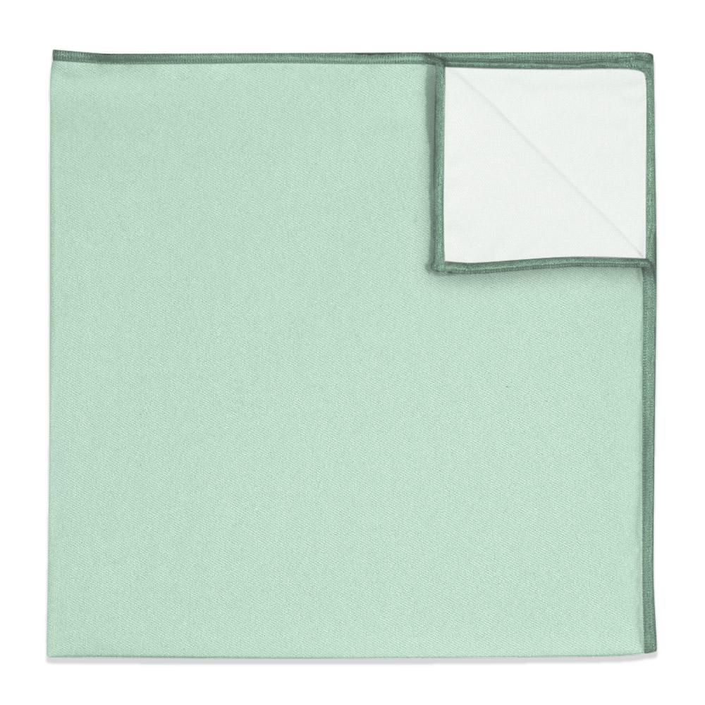 Solid KT Mint Pocket Square - 12" Square -  - Knotty Tie Co.