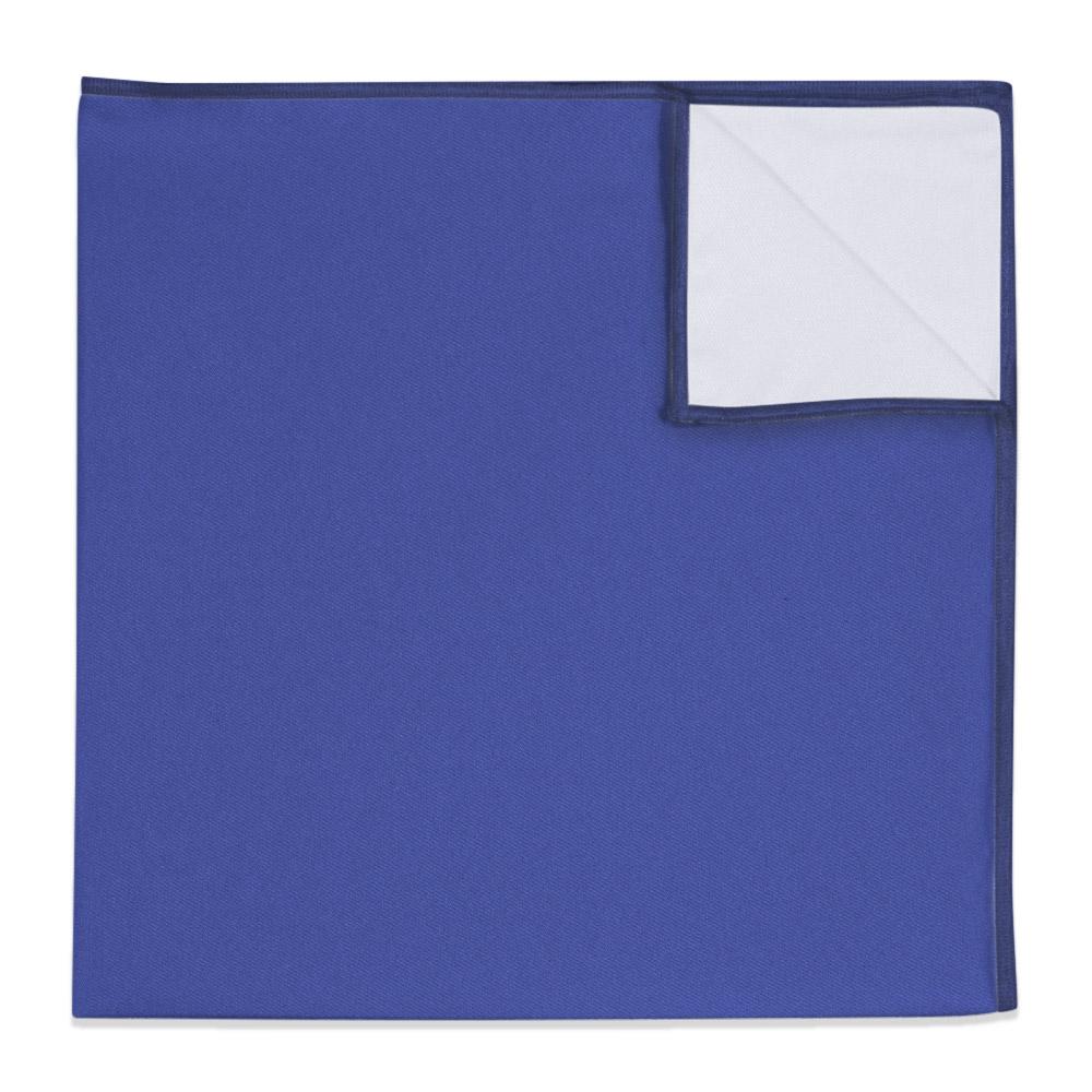 Solid KT Royal Blue Pocket Square - 12" Square -  - Knotty Tie Co.