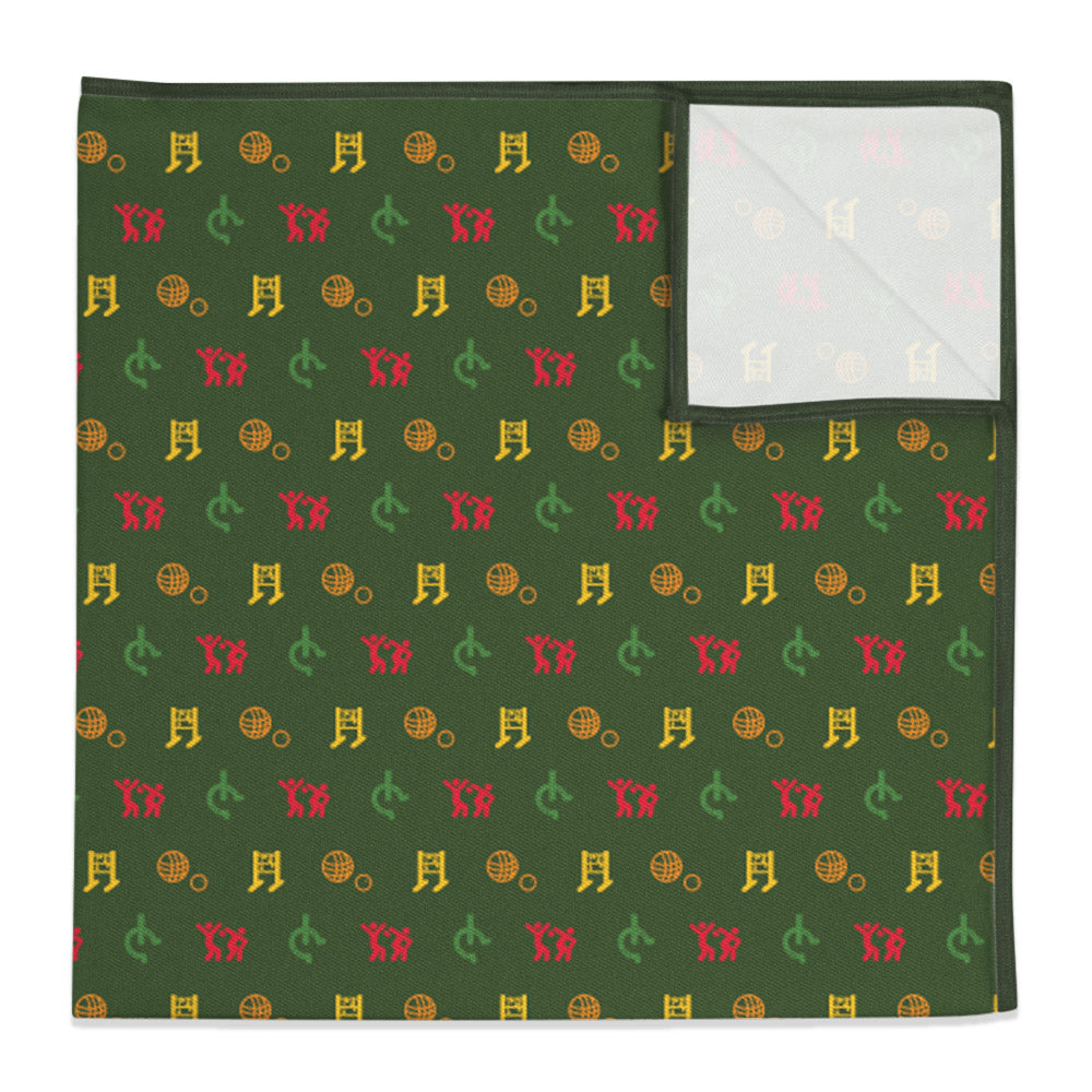 Lawn Games with Friends Pocket Square - 12" Square -  - Knotty Tie Co.