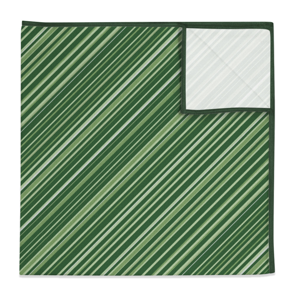 Lyle Stripe Pocket Square - 12" Square -  - Knotty Tie Co.