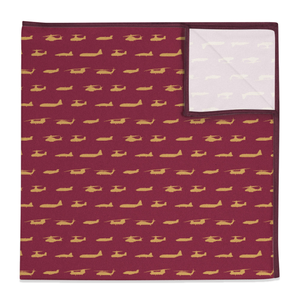 Marine Aircrafts Pocket Square - 12" Square -  - Knotty Tie Co.