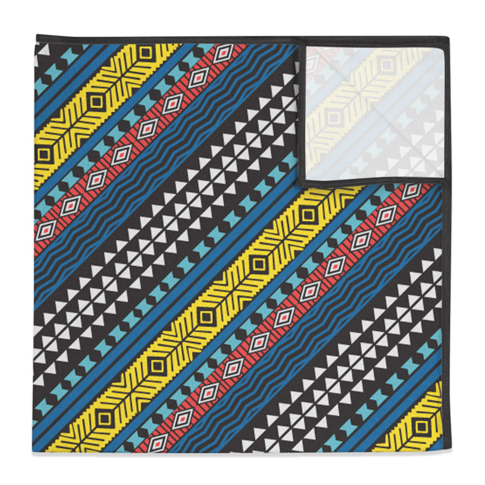 Mawmbe Geo Pocket Square - 12" Square -  - Knotty Tie Co.