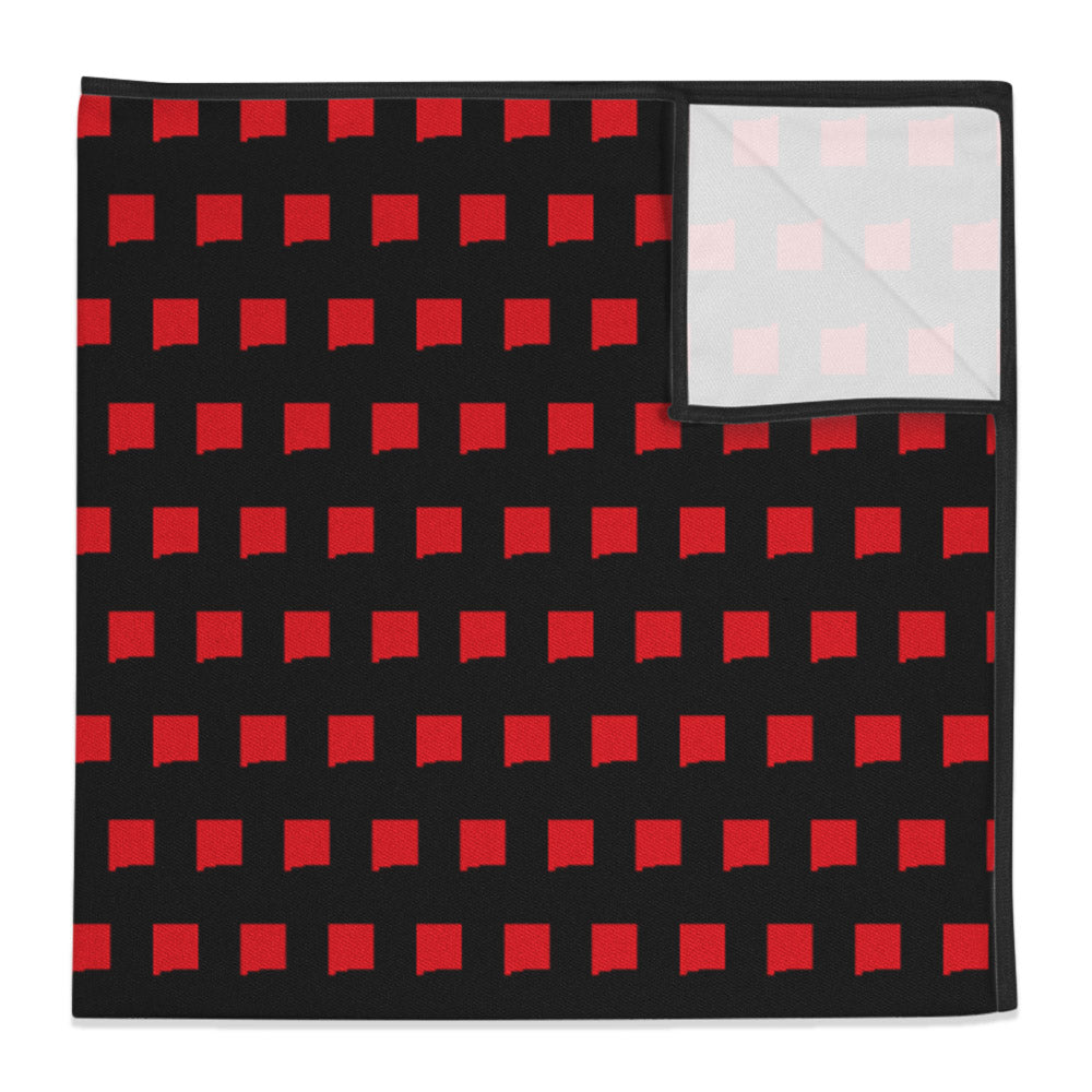 New Mexico State Outline Pocket Square - 12" Square -  - Knotty Tie Co.