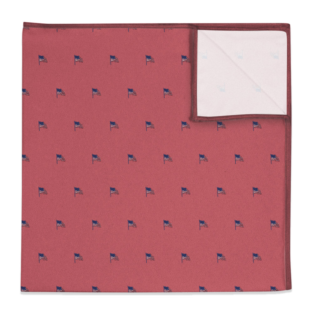 Old Glory Pocket Square - 12" Square -  - Knotty Tie Co.