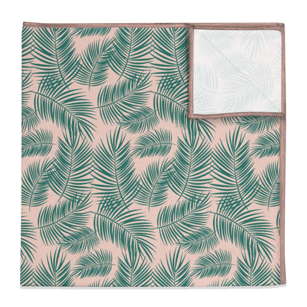 Palm Leaves Pocket Square - 12" Square -  - Knotty Tie Co.