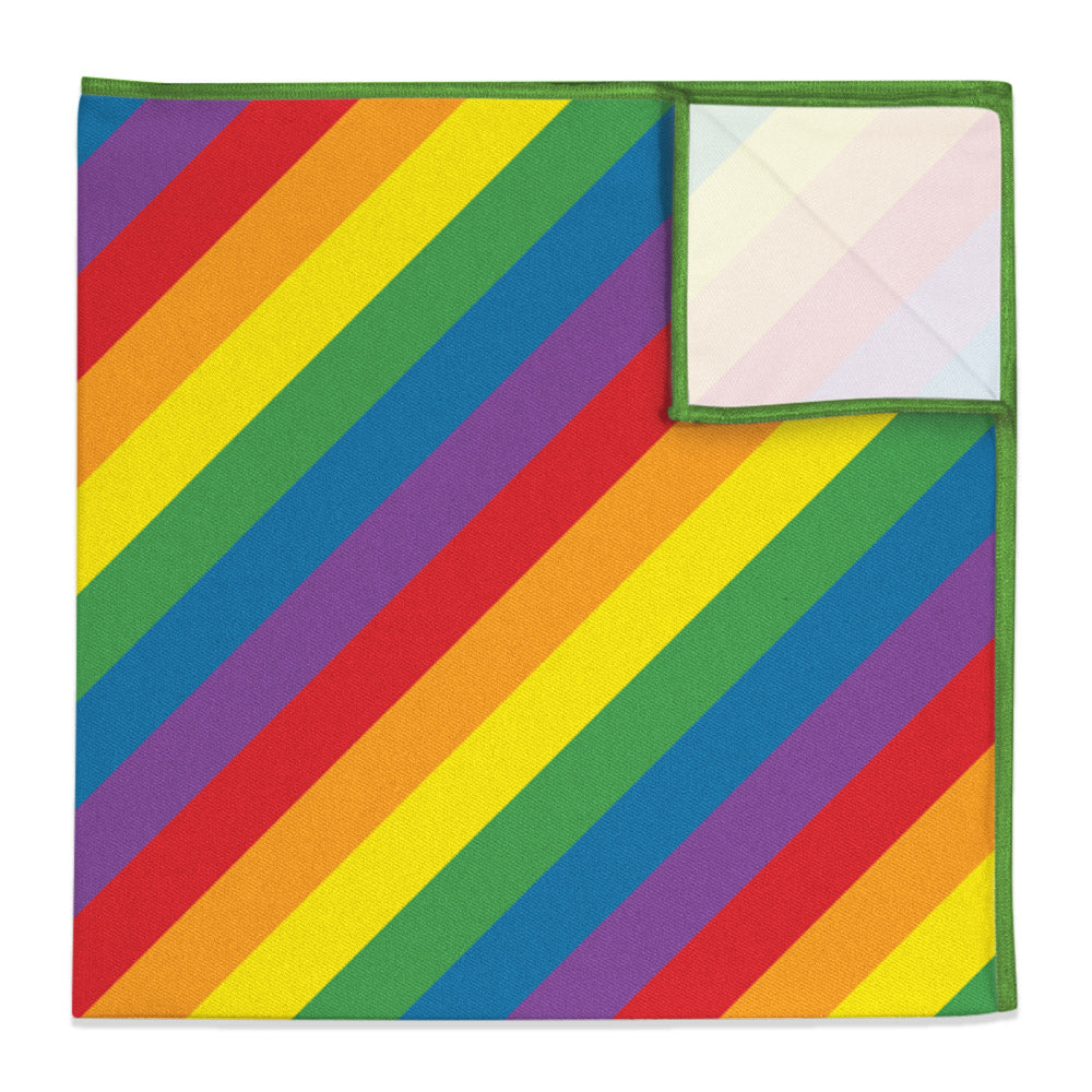 Pride Flag Pocket Square - 12" Square -  - Knotty Tie Co.