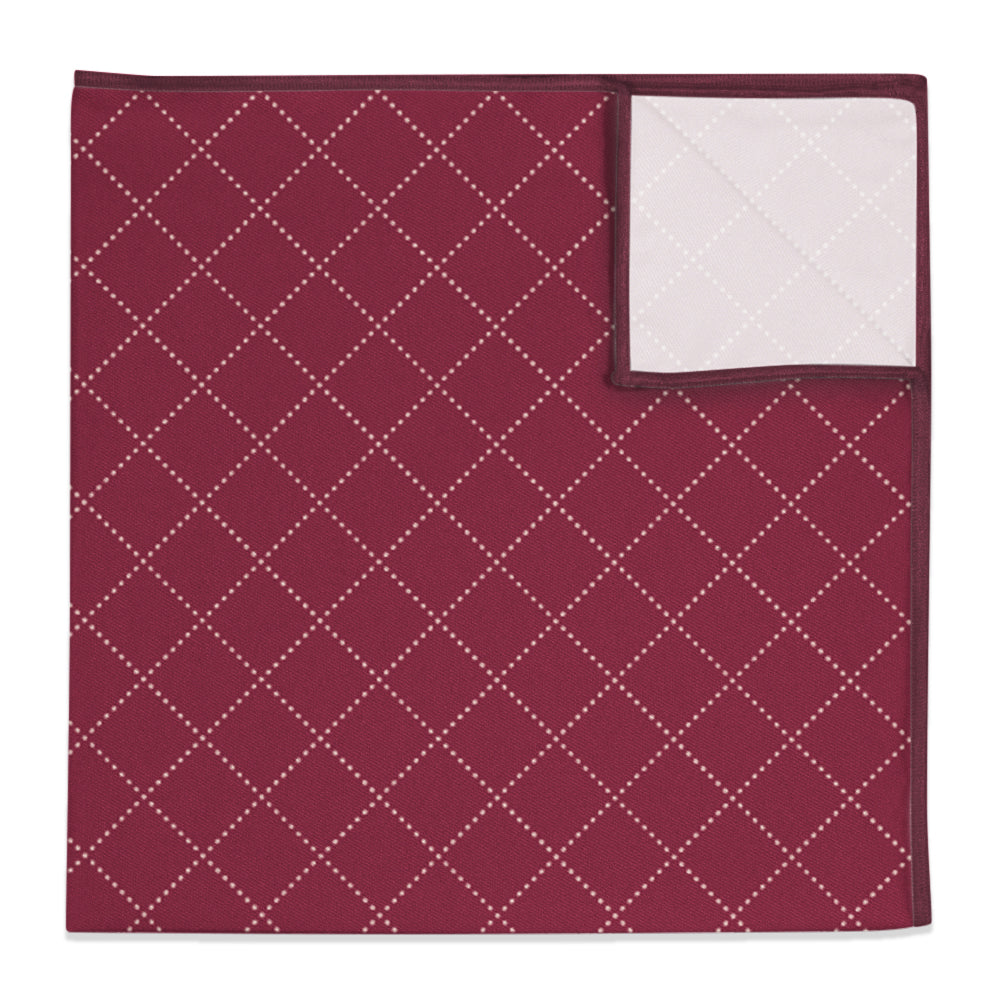 Quilted Plaid Pocket Square - 12" Square -  - Knotty Tie Co.