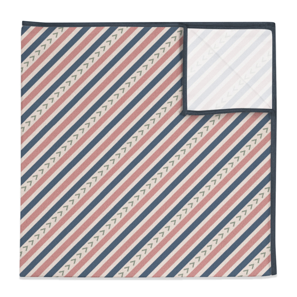 Spring Stripe Pocket Square - 12" Square -  - Knotty Tie Co.