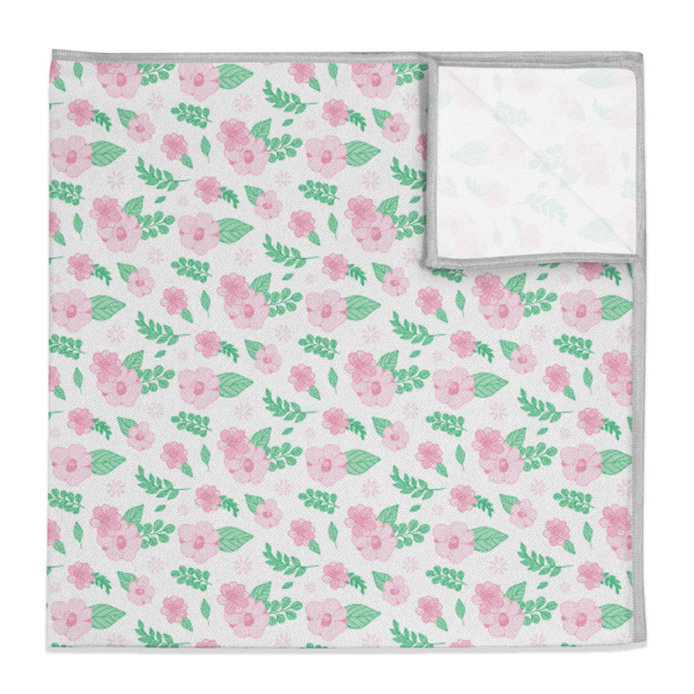 Sugar Floral Pocket Square -  -  - Knotty Tie Co.