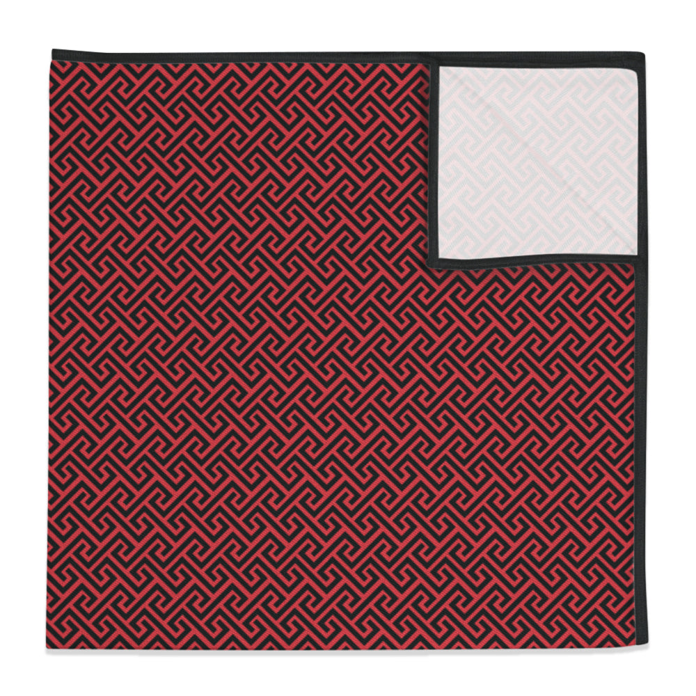 Tatami Geo Pocket Square - 12" Square -  - Knotty Tie Co.