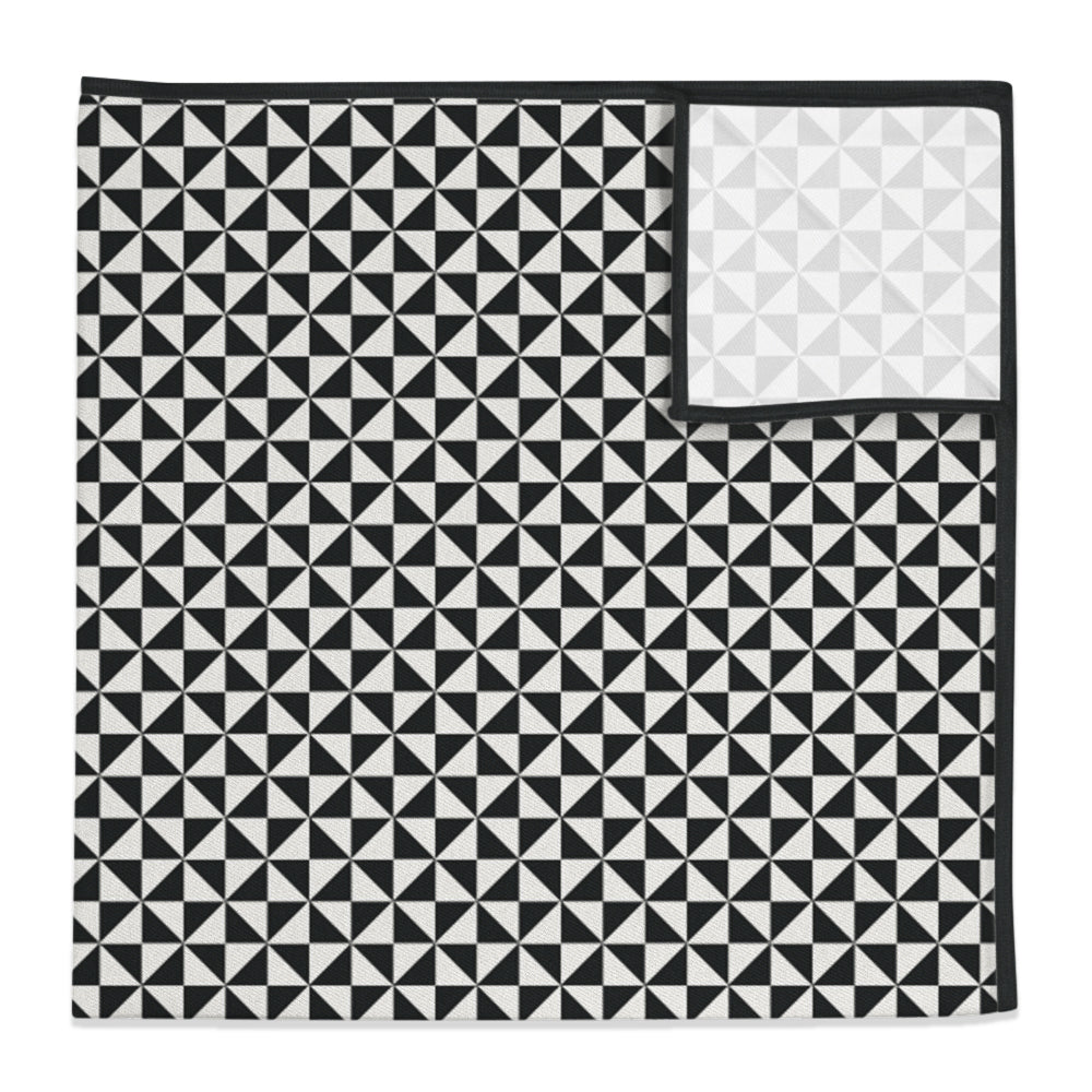 Trokut Checkered Pocket Square - 12" Square -  - Knotty Tie Co.