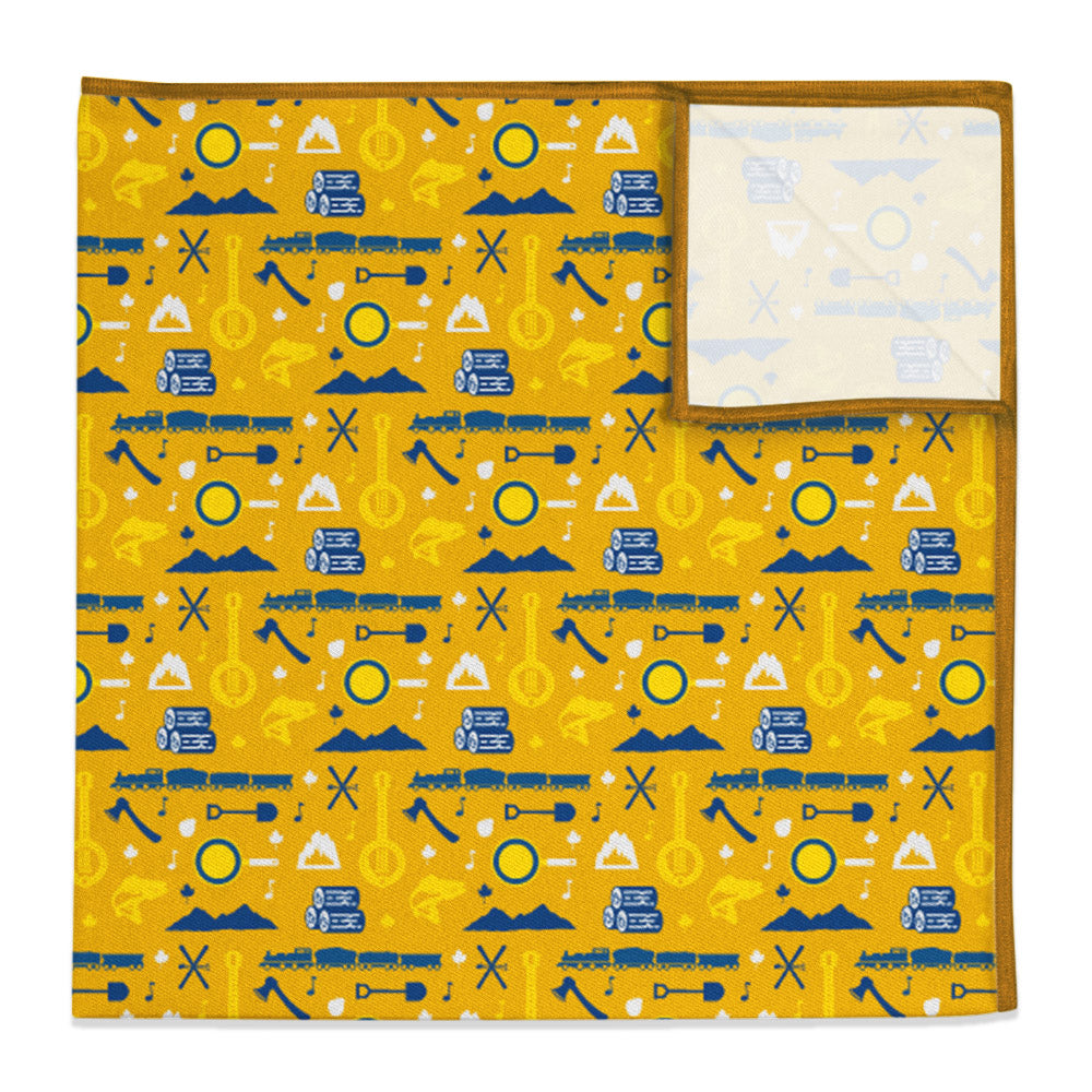 West Virginia State Heritage Pocket Square - 12" Square -  - Knotty Tie Co.