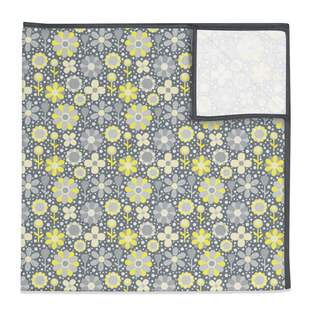 Bloom Floral Pocket Square - 12" Square -  - Knotty Tie Co.