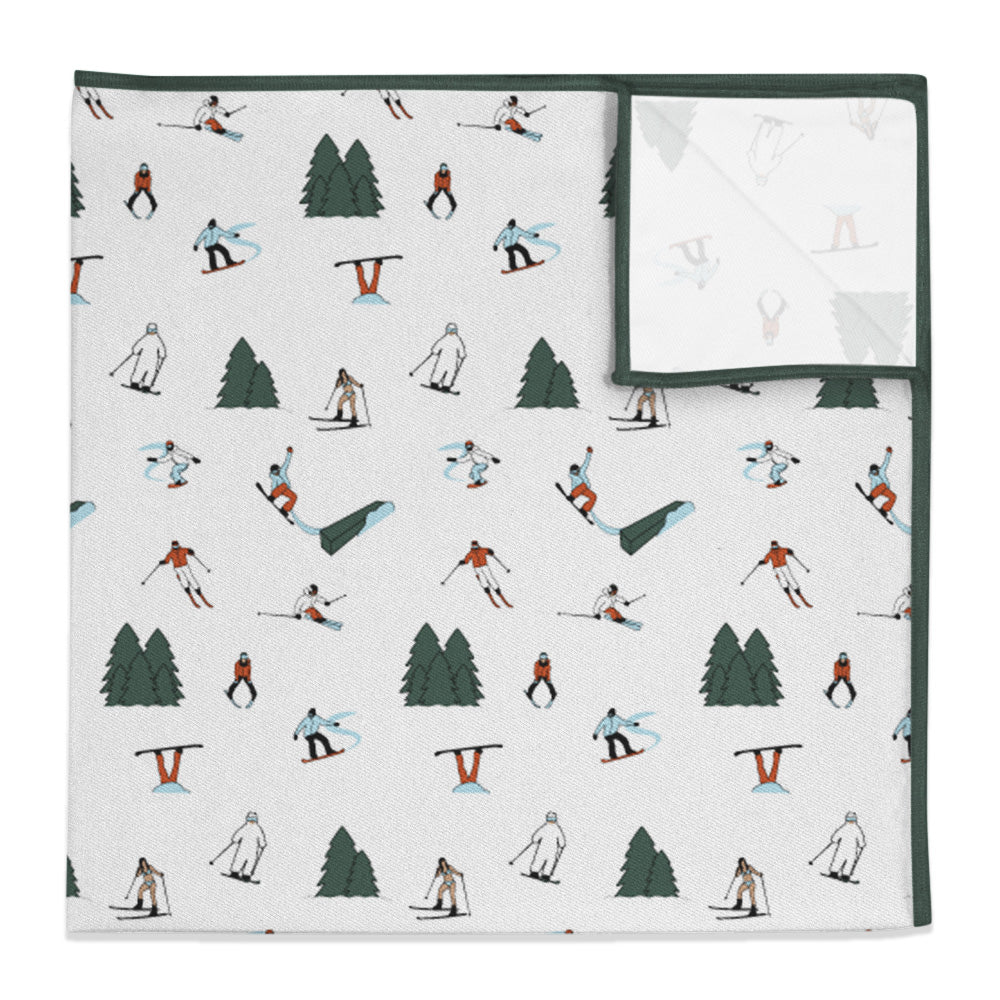 The Slopes Pocket Square - 12" Square -  - Knotty Tie Co.