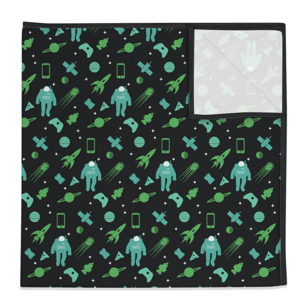 Space Junk Pocket Square - 12" Square -  - Knotty Tie Co.