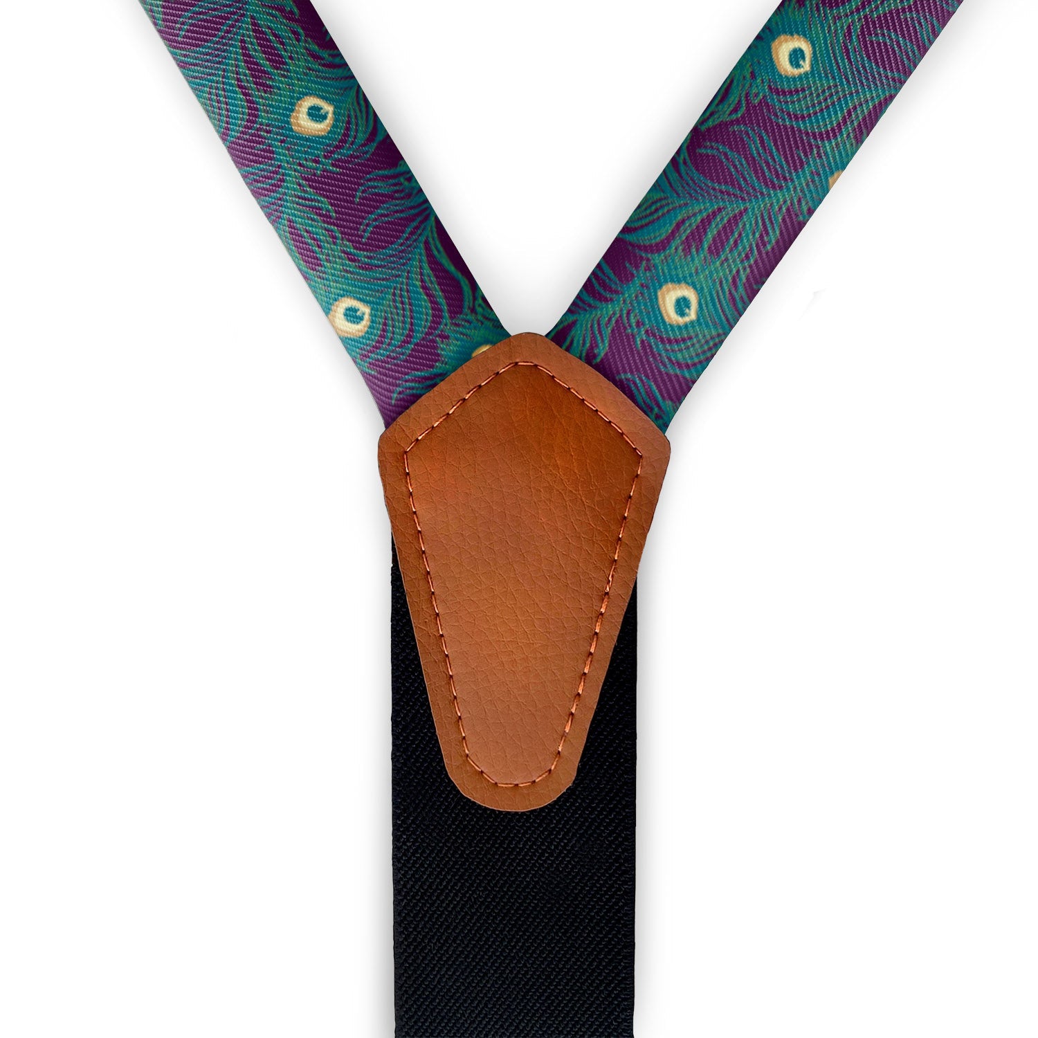Peacock Feathers Suspenders -  -  - Knotty Tie Co.