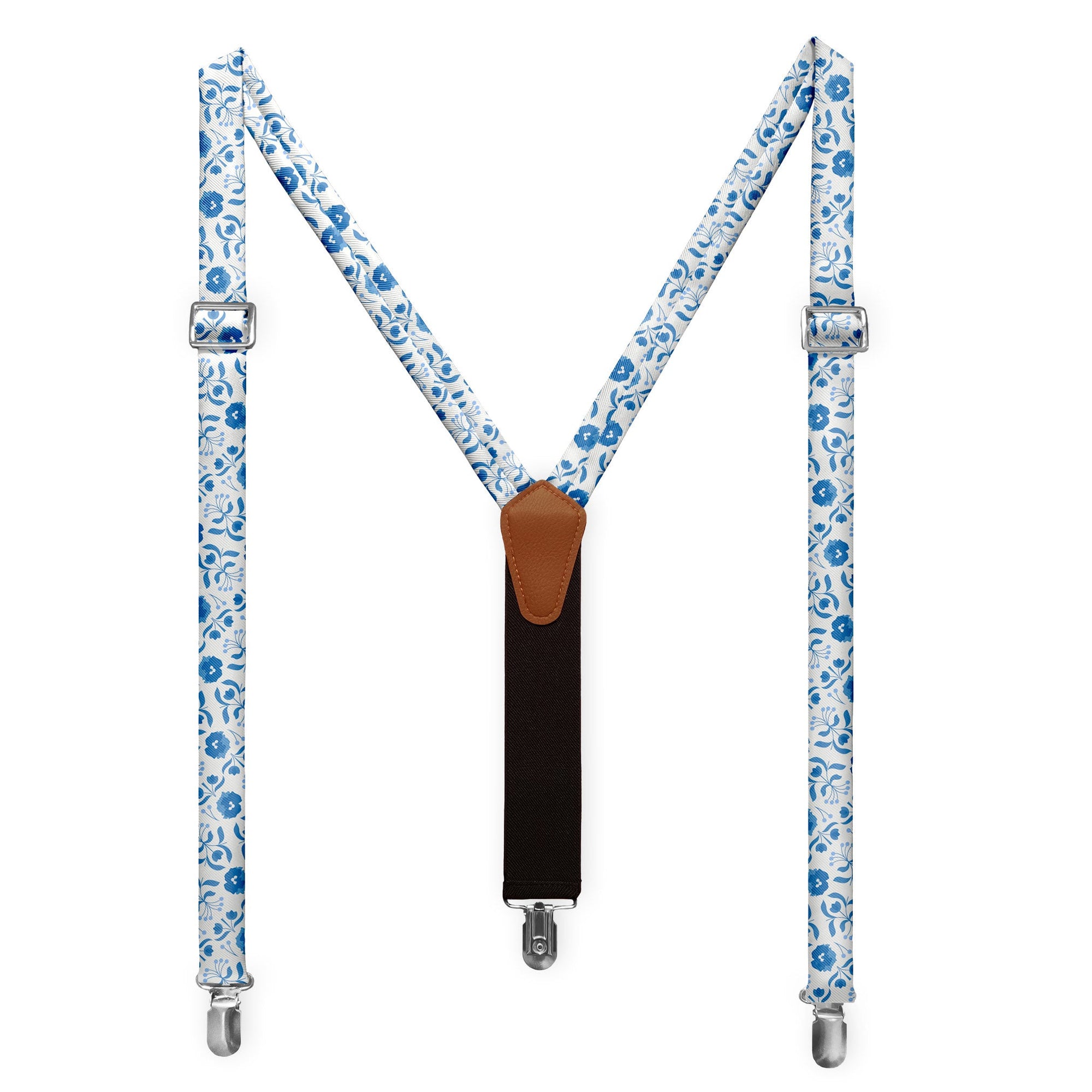 Poppy Floral Suspenders -  -  - Knotty Tie Co.