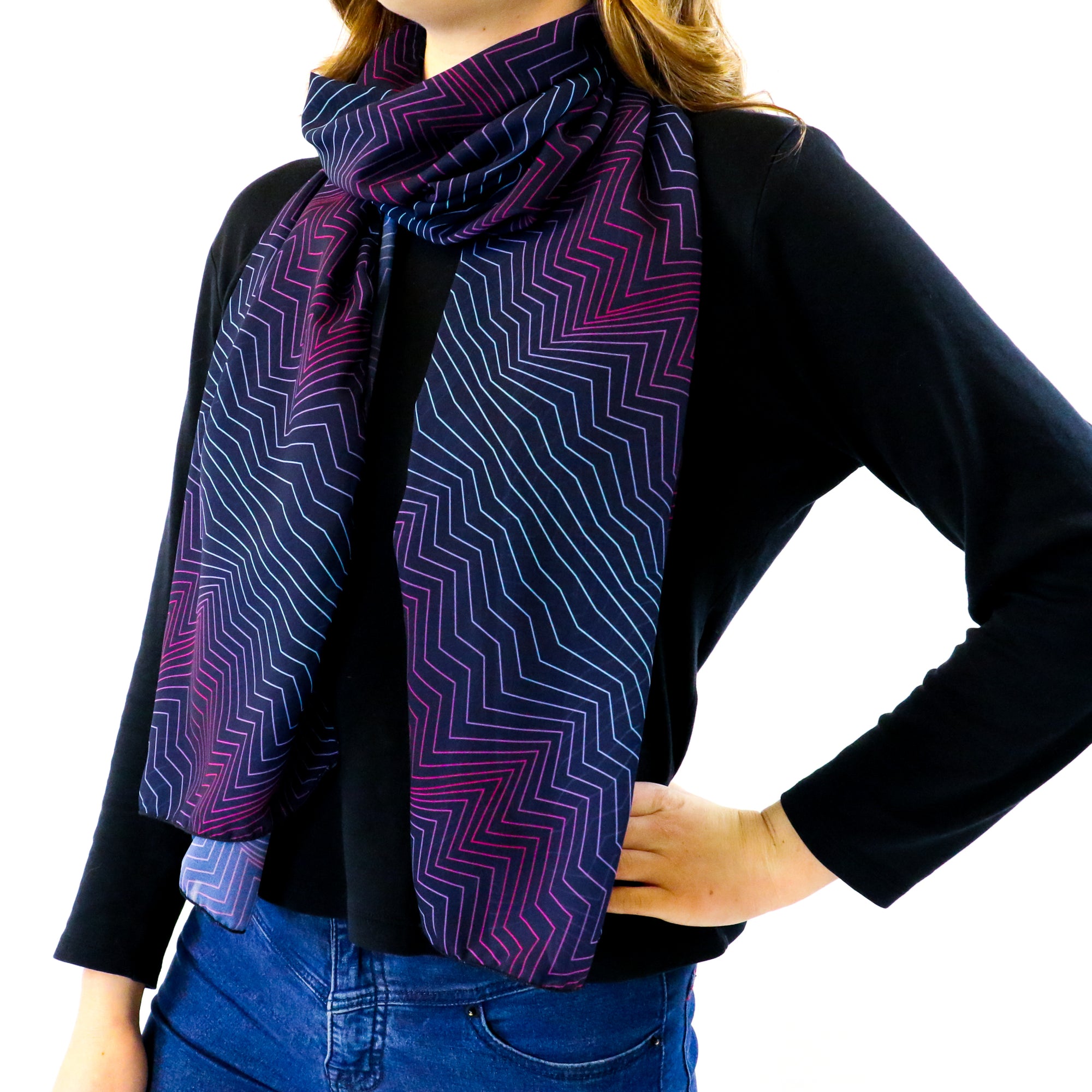 Aesthetic Rectangle Scarf -  -  - Knotty Tie Co.