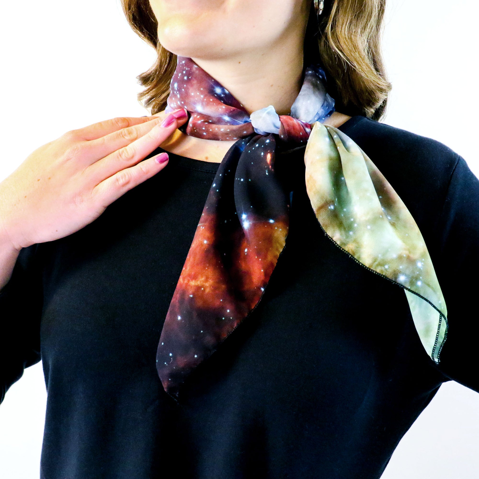 Stars Colliding Square Scarf -  -  - Knotty Tie Co.