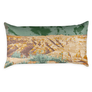 Badlands National Park Abstract Lumbar Pillow -  -  - Knotty Tie Co.