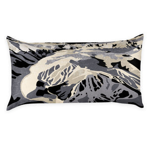 Winter Park Abstract Lumbar Pillow -  -  - Knotty Tie Co.