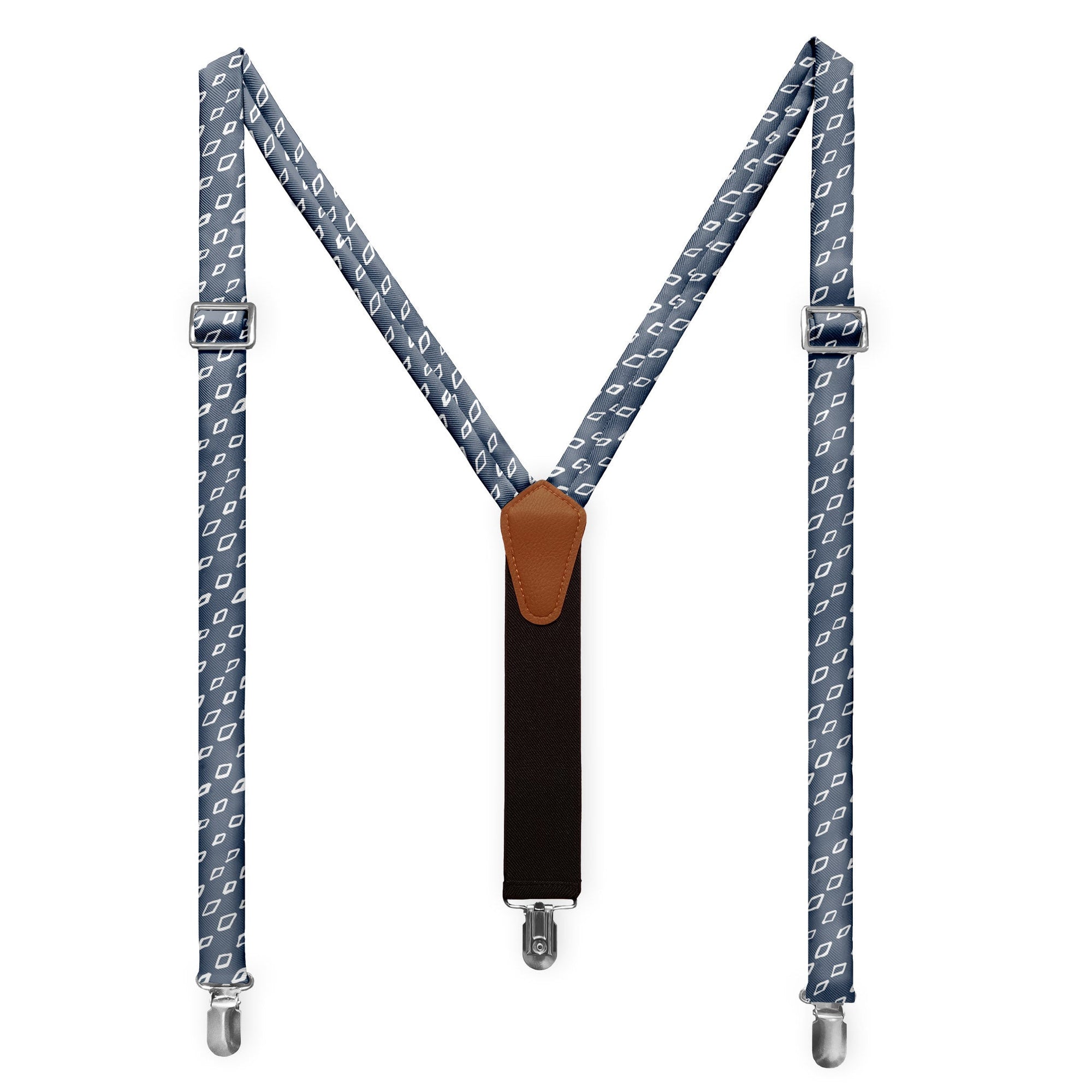 Rhombus Geometric Suspenders -  -  - Knotty Tie Co.