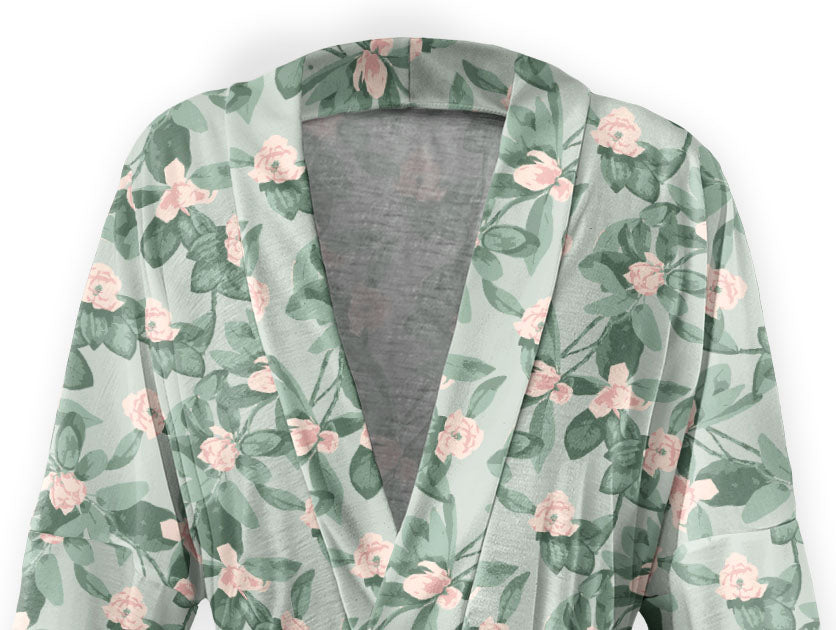 Budding Floral Robe -  -  - Knotty Tie Co.