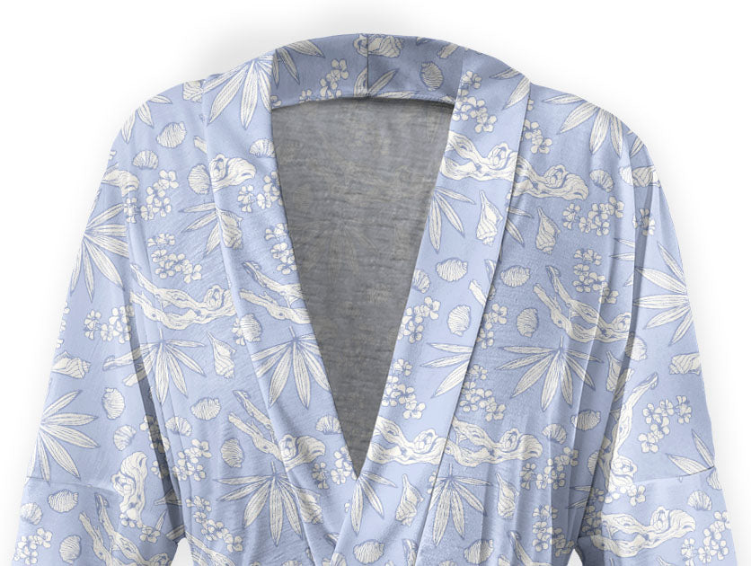 Driftwood Floral Robe - Front - Knotty Tie Co.