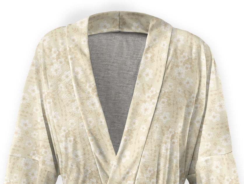 Flowy Floral Robe - Front - Knotty Tie Co.