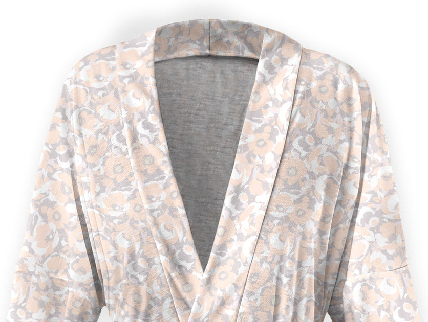 Mod Floral Robe -  -  - Knotty Tie Co.