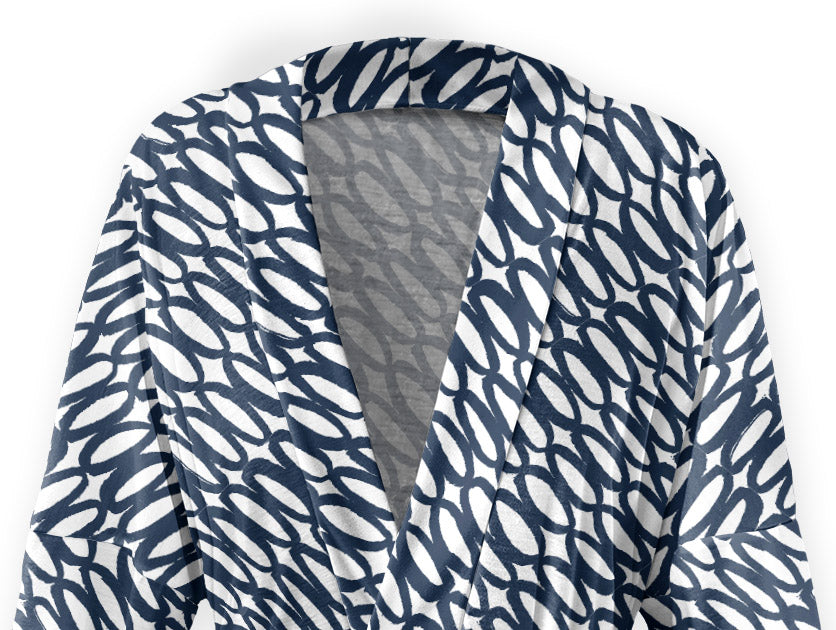 Round Geo Robe - Front - Knotty Tie Co.