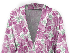Watercolor Floral Robe -  -  - Knotty Tie Co.