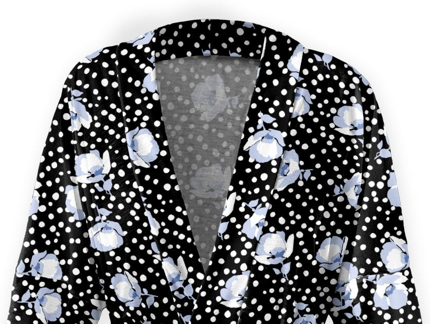 Whitman Floral Robe - Front - Knotty Tie Co.