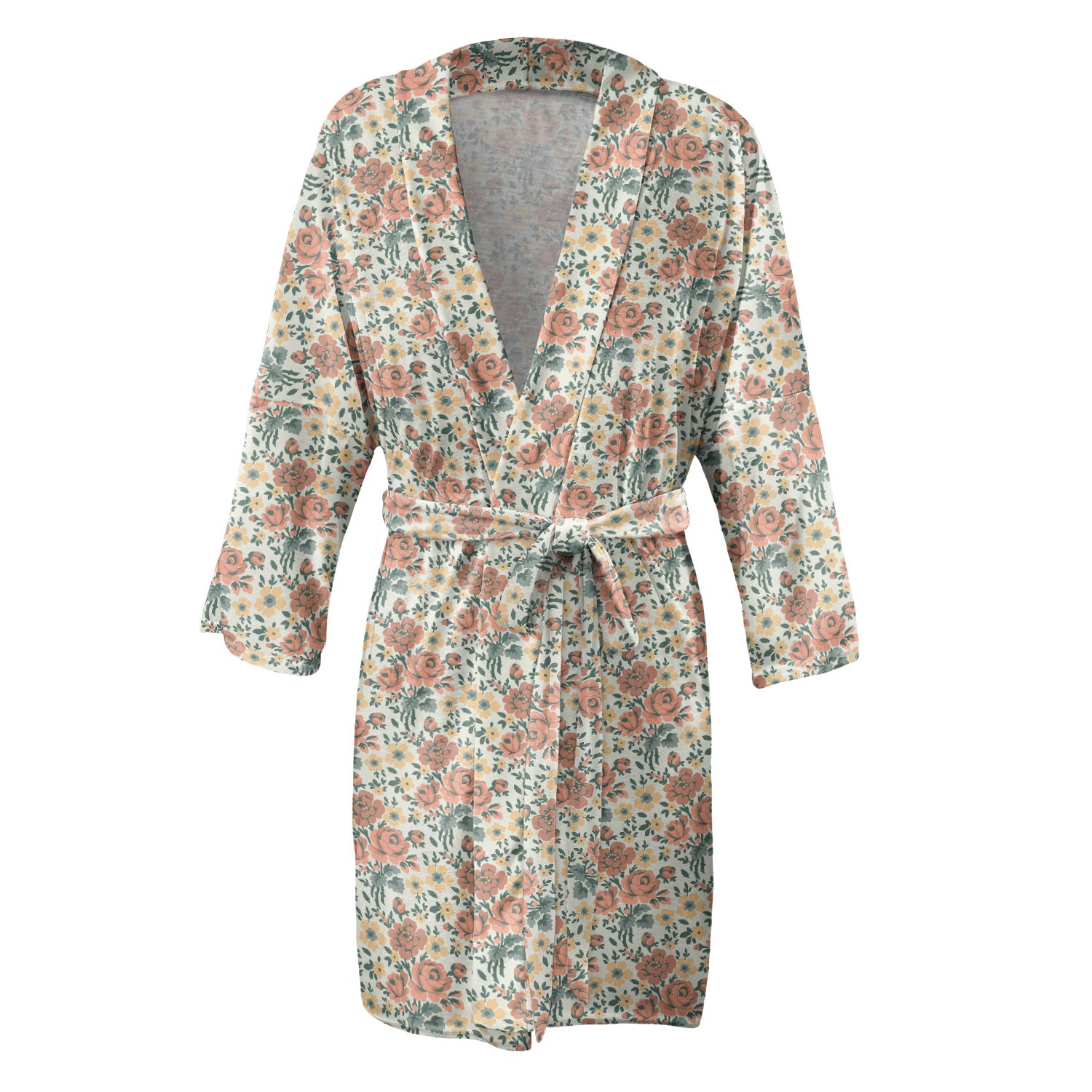 Cooper Floral Robe -  -  - Knotty Tie Co.