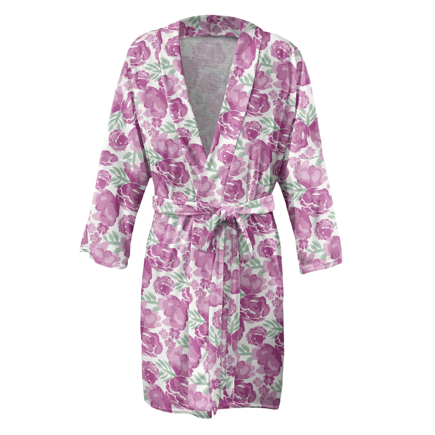 Watercolor Floral Robe -  -  - Knotty Tie Co.