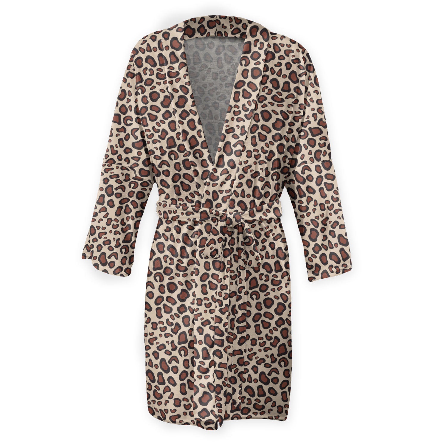 Leopard Print Robe -  -  - Knotty Tie Co.