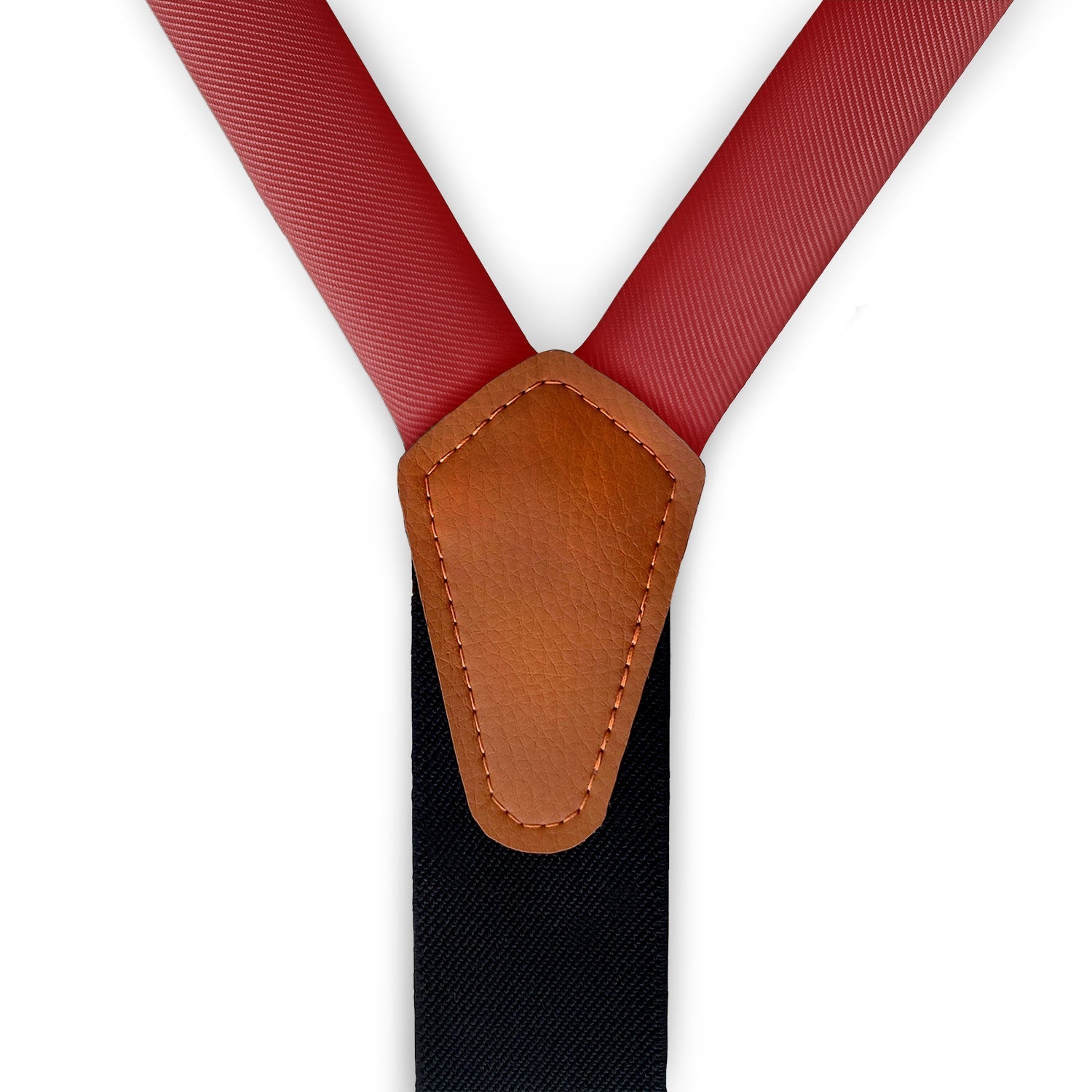 Solid KT Burgundy Suspenders -  -  - Knotty Tie Co.
