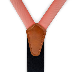 Solid KT Coral Suspenders -  -  - Knotty Tie Co.