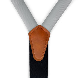 Solid KT Gray Suspenders -  -  - Knotty Tie Co.