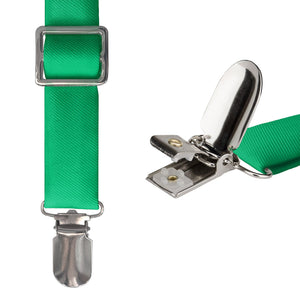 Solid KT Green Suspenders -  -  - Knotty Tie Co.