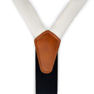 Solid KT Ivory Suspenders -  -  - Knotty Tie Co.