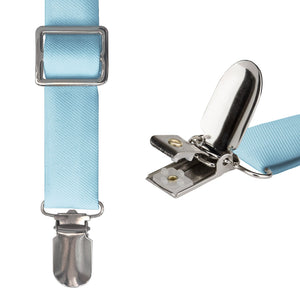 Solid KT Light Blue Suspenders -  -  - Knotty Tie Co.