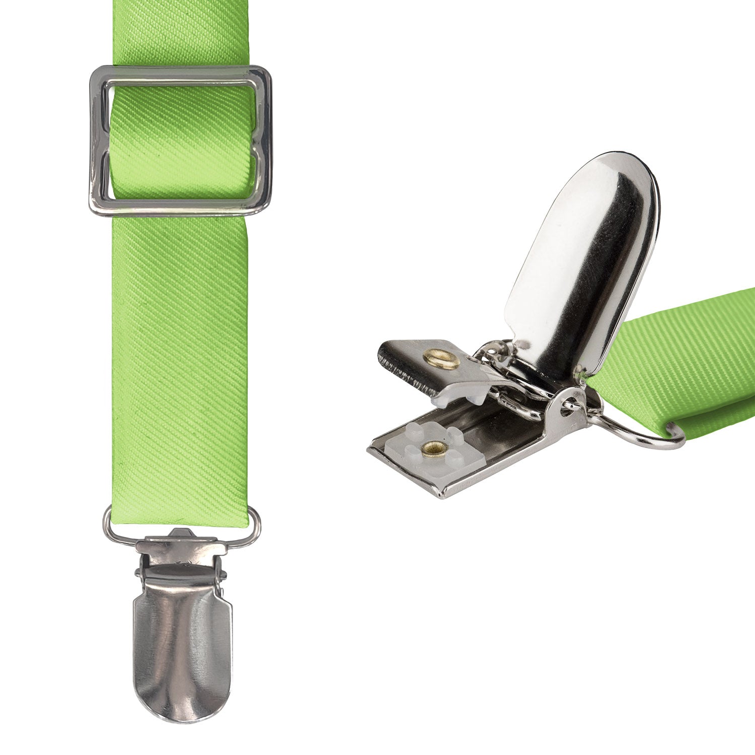 Solid KT Lime Suspenders -  -  - Knotty Tie Co.