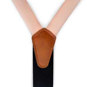 Solid KT Peach Suspenders -  -  - Knotty Tie Co.