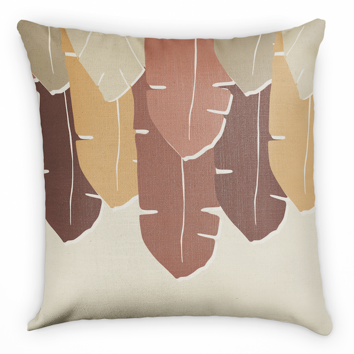 Musa Floral Square Pillow -  -  - Knotty Tie Co.