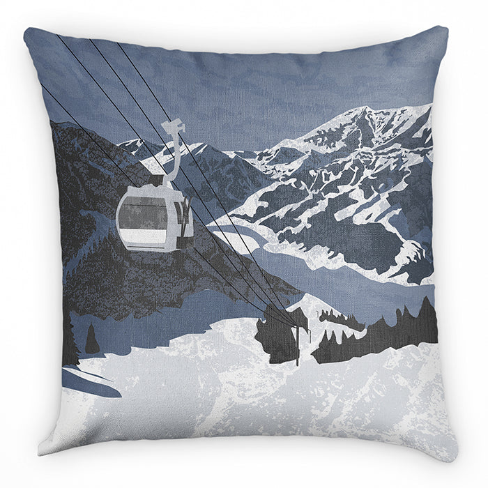 Telluride Abstract Square Pillow -  -  - Knotty Tie Co.