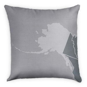 Alaska Square Pillow - Linen -  - Knotty Tie Co.