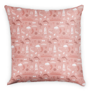 Florida Square Pillow -  -  - Knotty Tie Co.
