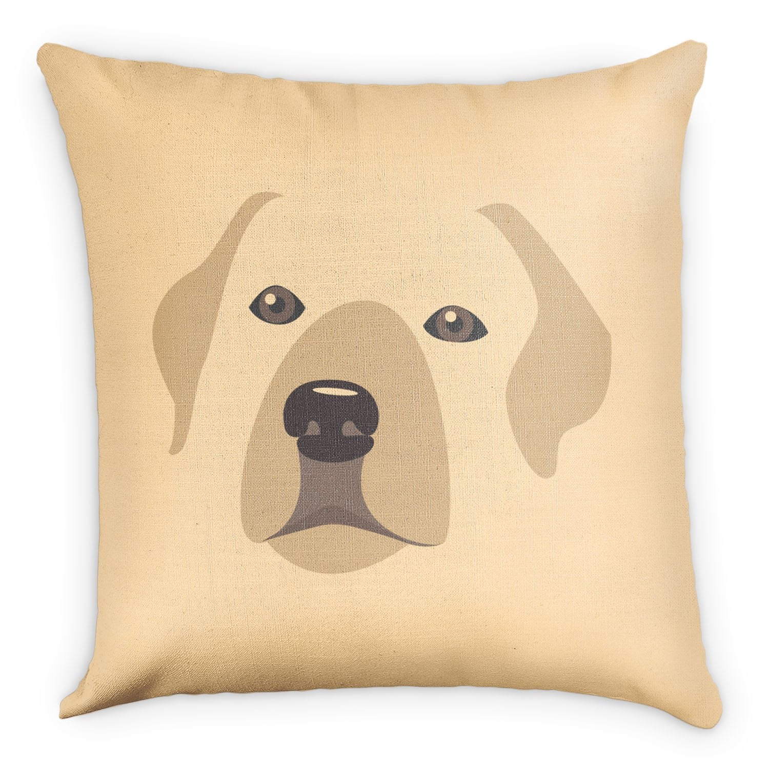 Labrador Retriever Square Pillow - Linen -  - Knotty Tie Co.